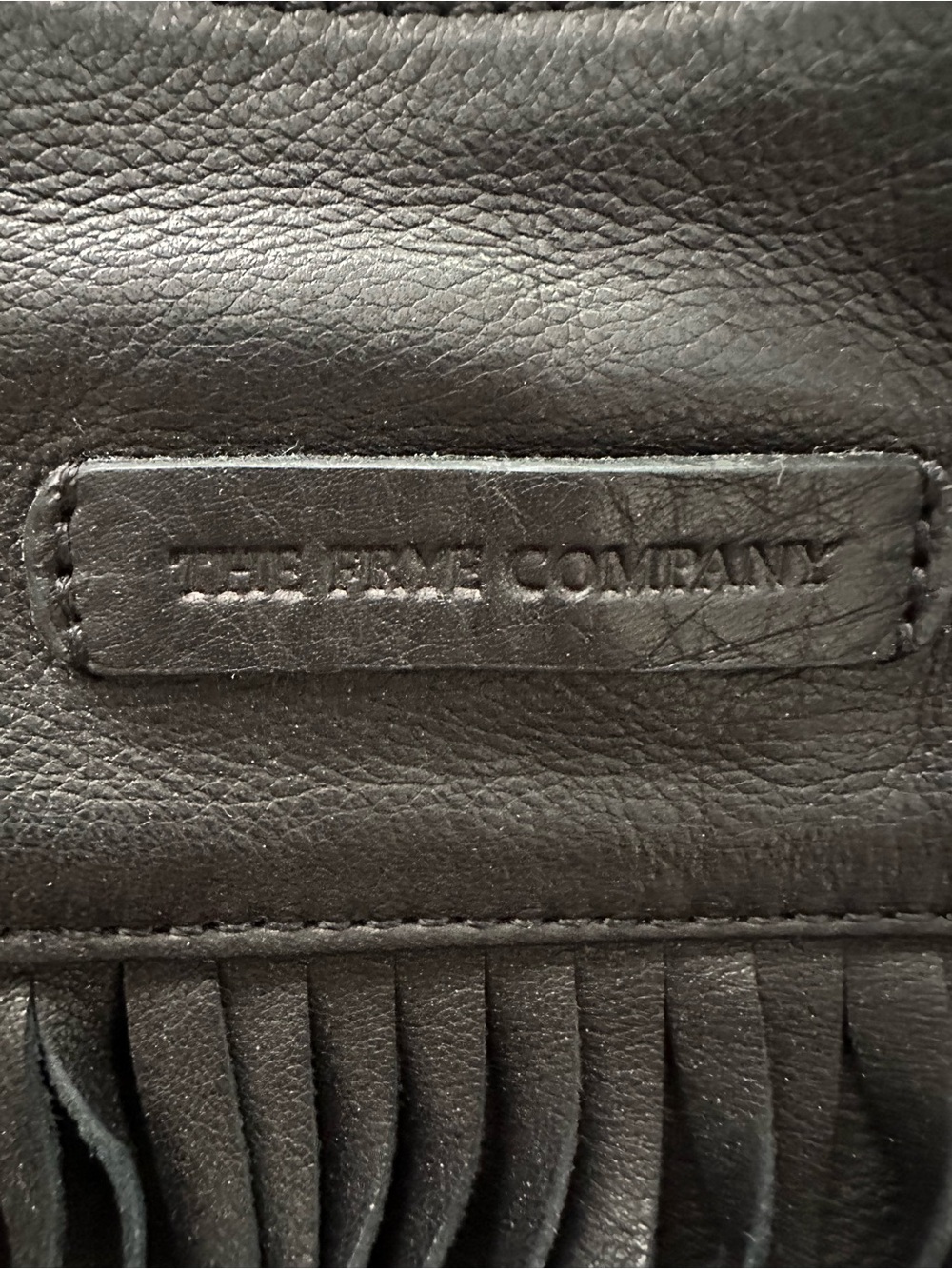 Frye Black Leather Fringe Shoulder Bag - Picture 2 of 10